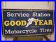 Vintage-Good-Year-Porcelain-Sign-Agency-Motorcycle-Tires-36-Gas-Oil-Service-01-eljg