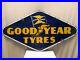 Vintage-Good-Year-Tire-Tyre-Sign-Board-Porcelain-Enamel-Rhombus-Double-Sided-01-pw