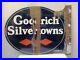 Vintage-Goodrich-Silvertowns-Tire-Porcelain-Enamel-Sign-Double-Sided-Flange-USA-01-cdon