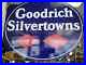 Vintage-Goodrich-Silvertowns-Tire-Porcelain-Enamel-Sign-Double-Sided-Flange-USA-01-ihgc
