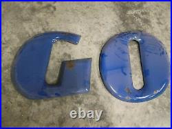 Vintage Goodyear Porcelain Letters Tire Sign Rare