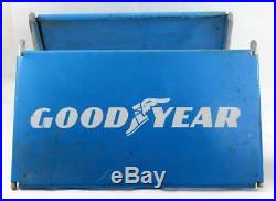 Vintage Goodyear Tire Sign Original Store Display Tire Stand
