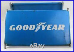 Vintage Goodyear Tire Sign Original Store Display Tire Stand