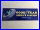 Vintage-Goodyear-Tire-Station-Porcelain-Metal-Heavy-Sign-Good-Wear-01-spg