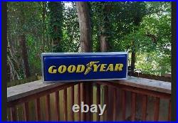 Vintage Goodyear Tires Double Sided Lighted Sign