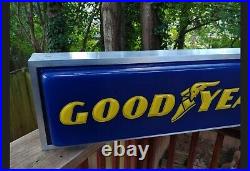 Vintage Goodyear Tires Double Sided Lighted Sign