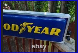 Vintage Goodyear Tires Double Sided Lighted Sign