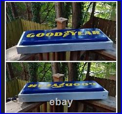 Vintage Goodyear Tires Double Sided Lighted Sign