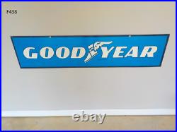 Vintage Goodyear Tires Metal Sign ORIGINAL