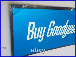 Vintage Goodyear Tires Metal Sign ORIGINAL