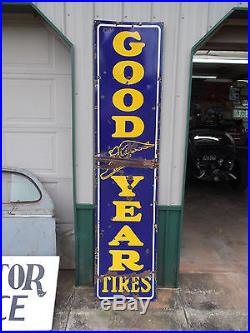 Vintage Goodyear Tires Porcelain Sign # 2