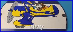 Vintage Goodyear Tires Sign Porcelain Service Mickey Mouse Gas Oil Pump Sign Vintage Goodyear Tires Sign Porcelain Service Mickey Mouse Gas Oil Pump Sign
