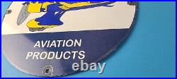 Vintage Goodyear Tires Sign Porcelain Service Mickey Mouse Gas Oil Pump Sign