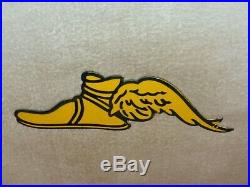 Vintage Goodyear Tires Winged Foot Boot 11.5 Porcelain Metal Gasoline Oil Sign
