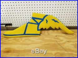 Vintage Goodyear Tires Wingfoot Porcelain Sign 31 x 10 Gas Service Station