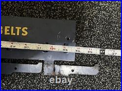 Vintage Goodyear V Belts Store Display Rack Metal Sign Gas Oil Tires Shop Holder