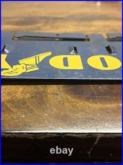 Vintage Goodyear V Belts Store Display Rack Metal Sign Gas Oil Tires Shop Holder