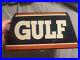 Vintage-Gulf-Tire-Display-Rare-Gas-Station-Oil-Sign-Original-Clam-Type-NICE-01-mveu
