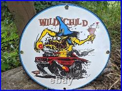 Vintage Hot Rod Shop Porcelain Advertising Sign 12