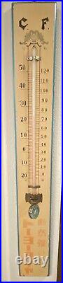 Vintage Japanese Repair Shop Thermometer Toyo Truck Tire Advertising Working