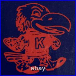 Vintage KU Kansas University Jayhawk Advertising Tires Sign KCMO Shores Early