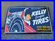Vintage-Kelly-Porcelain-Sign-Automobile-Tires-Car-Wheel-Gas-Garage-Spark-Plugs-01-frlt