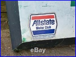 Vintage Kelly Tires Advertising Sign Gas Oil Garage