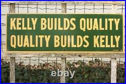 Vintage Kelly Tires Porcelain Sign / Guaranteed Original! By A M Sign Co