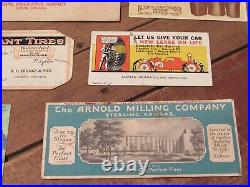 Vintage LOT RARE Paper Advertising Items Tires Soap Medicine Shoes Many Others