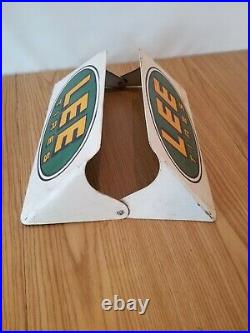 Vintage Lee Tires Display Advertising Rack stand sign gas station auto store