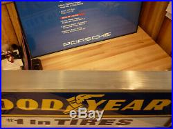 Vintage Lighted 2 sided Goodyear Tire Sign 1970's