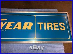 Vintage Lighted Goodyear Tires Sign
