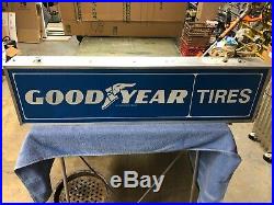 Vintage Lighted Goodyear Tires Sign