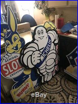 Vintage Look Michelin Man Tires Sign 42 Advertsing Sign