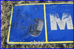 Vintage MICHELIN MAN GAS STATION TIRES ADVERTISING 10' SIGN
