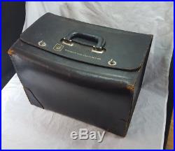 Vintage MICHELIN TIRE CORP Salesman sample leather bag case 1950s-60s sign ad