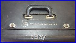 Vintage MICHELIN TIRE CORP Salesman sample leather bag case 1950s-60s sign ad