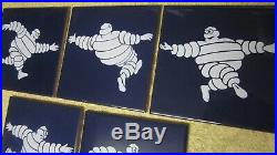 Vintage Michelin Man Figure Bibendum tiles ceramic sign