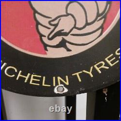 Vintage Michelin Man Tires Sign Service Sales Door Push Ad