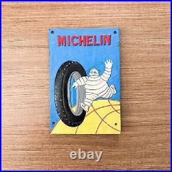 Vintage Michelin Tire Man Cast Iron Advertising Display Sign