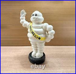 Vintage Michelin Tire Man Cast Iron Figure Statue Advertising Display Money Coi