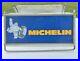 Vintage-Michelin-Tire-Metal-Stand-Display-Double-Sided-Sign-RARE-01-ax
