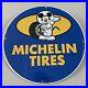 Vintage-Michelin-Tire-Porcelain-Sign-Gas-Oil-Auto-Repair-Service-Shop-Pump-Plate-01-wis