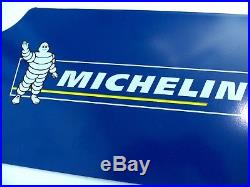 Vintage Michelin Tire Sign Gas Station Garage Original Michelin Man Display