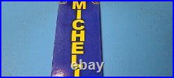 Vintage Michelin Tires Porcelain Gas Auto Motorcycle Service Store Pump Signs