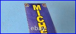 Vintage Michelin Tires Porcelain Gas Auto Motorcycle Service Store Pump Signs