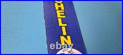 Vintage Michelin Tires Porcelain Gas Auto Motorcycle Service Store Pump Signs