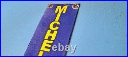 Vintage Michelin Tires Porcelain Gas Auto Motorcycle Service Store Pump Signs