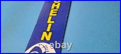 Vintage Michelin Tires Porcelain Gas Auto Motorcycle Service Store Pump Signs