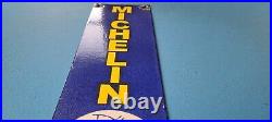 Vintage Michelin Tires Porcelain Gas Auto Motorcycle Service Store Pump Signs